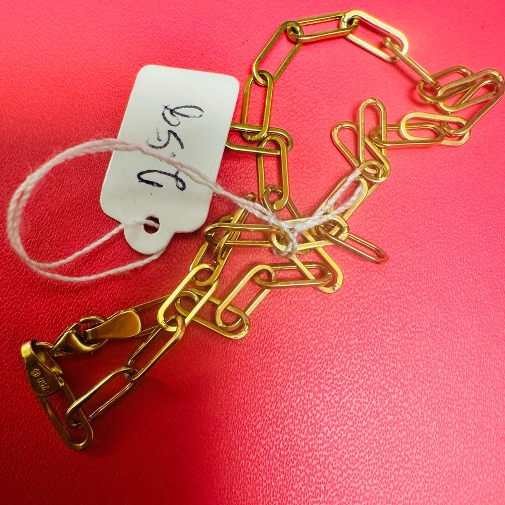 18K Gold Anklet 23 cm/ 2.5 grams